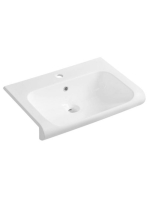 Sapho Kerasan Inka kerámia mosdó 60x40 cm, fehér 341101 - Fü