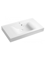 Sapho Flavia öntött márvány mosdó 90x50 cm, szögletes 68091