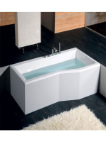 Polysan Versys akril kád 170x84/70x47 cm, jobbos kivitel, fe