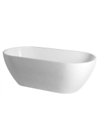 Polysan Reduta szabadonálló öntöttmárvány kád 171x81 cm, feh