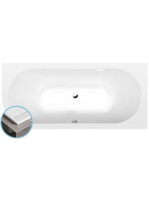 Polysan Viva R 185 slim jobbos kád 185x80x47 cm, fehér 72129