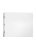 Polysan Couvert oldallap 70x52 cm fehér 72854 - Fürdőszoba -