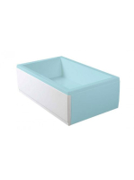 Polysan Deep Plain jobbos sarok előlap 141x36 cm, fehér 7295
