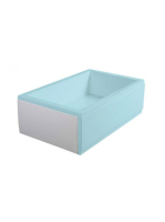 Polysan DEEP PLAIN oldallap 90x36 cm fehér 89781 - Fürdőszob