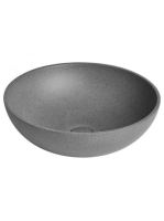 Sapho Turf beton mosdó 44x14,5cm, szürke gránit AR436 - Fürd
