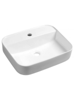 Sapho Garda pultra szerelhető kerámia mosdó 50x40 cm, fehér