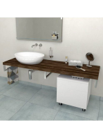 Sapho Avice mosdópult 120x49,5 cm, sötét tölgy AV1211 - Fürd