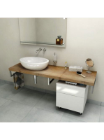 Sapho Avice mosdópult 130x49,5 cm, régi fa AV138 - Fürdőszob