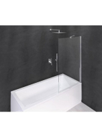Polysan Modular Shower kádparaván 90x150 cm, transzparent üv