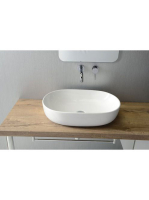 Sapho Caleo kerámia mosdó 60x42 cm, fehér CA590 - Fürdőszoba