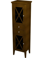 Sapho Cross állószekrény, 47x170 cm, balos, mahagóni CR014 -