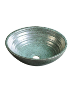 Sapho Attila kerámia mosdó 42,5x14 cm, zöld réz DK006 - Fürd