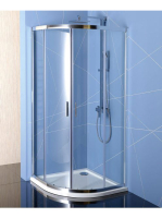 Polysan Easy Line íves zuhanykabin 190x80 cm transzparent üv
