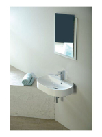 Sapho Helen öntött márvány mosdó 63x43 cm, fehér HE063 - Für