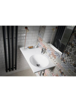 Sapho Juno öntött márvány mosdó 80x46 cm, jobbos JU081 - Für