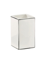Sapho Lucrezia fogkefetartó pohár, fehér LC98 - Fürdőszoba -