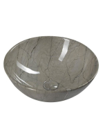 Sapho Dalma kerámia mosdó 42x42 cm, szürke márvány MM113 - F