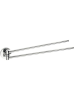 Sapho OMEGA dupla törölközőtartó 420x60x40 mm, króm 10420419