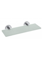 Sapho OMEGA üvegpolc 30 cm, jégüveg 104122042 - Fürdőszoba -
