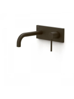 Tres Study Exclusive fali mosdó csaptelep, Fekete Bronz 2623