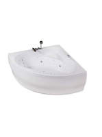 Wellis Bled 150 E-Max hidromasszázs kád Flipper csapteleppel